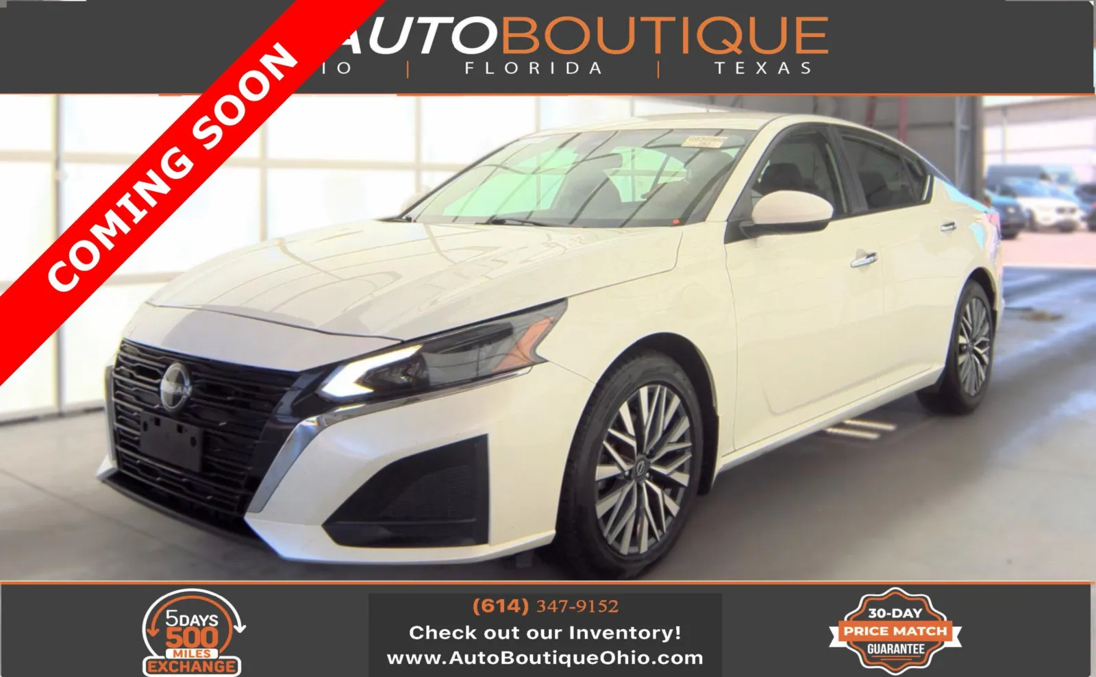 White 2023 Nissan Altima 2.5 SV for sale in Columbus, OH