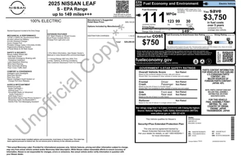 Photos of 2025 Nissan LEAF S for sale in Columbus, OH at Auto Boutique Ohio