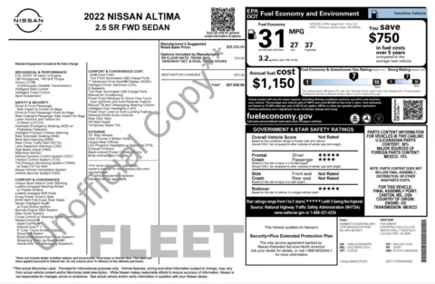 Photos of 2022 Nissan Altima 2.5 SR for sale in Columbus, OH at Auto Boutique Ohio