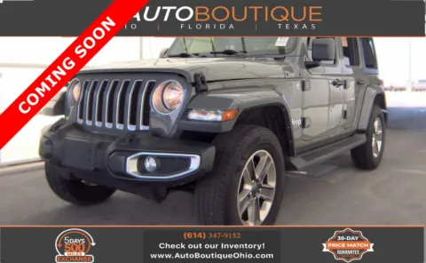 Gray 2021 Jeep Wrangler Unlimited Sahara for sale in Columbus, OH