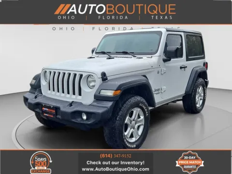 White 2018 Jeep Wrangler Sport S for sale in Columbus, OH