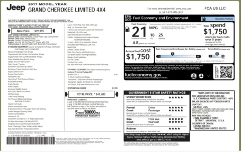 More photos of 2017 Jeep Grand Cherokee Limited at Auto Boutique Ohio, OH