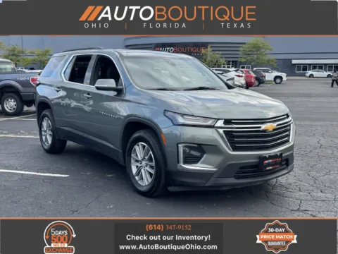 Silver 2023 Chevrolet Traverse LT Cloth for sale in Columbus, OH