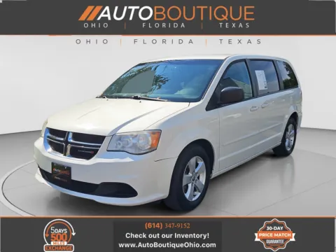 White 2013 Dodge Grand Caravan SE for sale in Columbus, OH