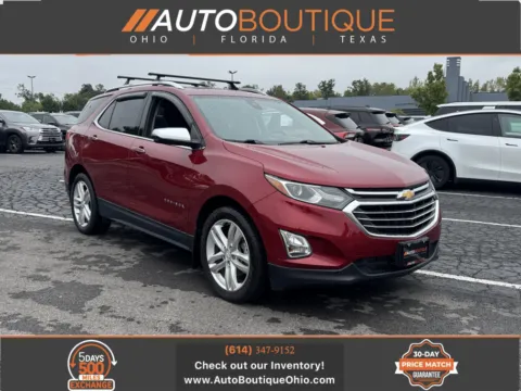 Red 2018 Chevrolet Equinox Premier for sale in Columbus, OH