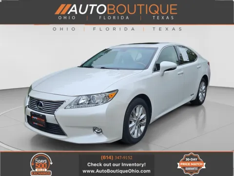 White 2015 Lexus ES 300h Hybrid for sale in Columbus, OH