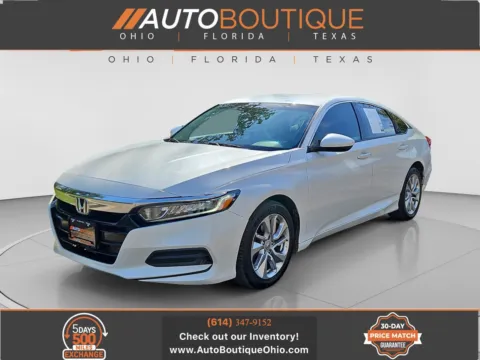 White 2019 Honda Accord Sedan LX 1.5T for sale in Columbus, OH