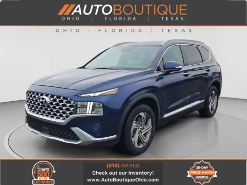 Blue 2021 Hyundai Santa Fe SEL for sale in Columbus, OH