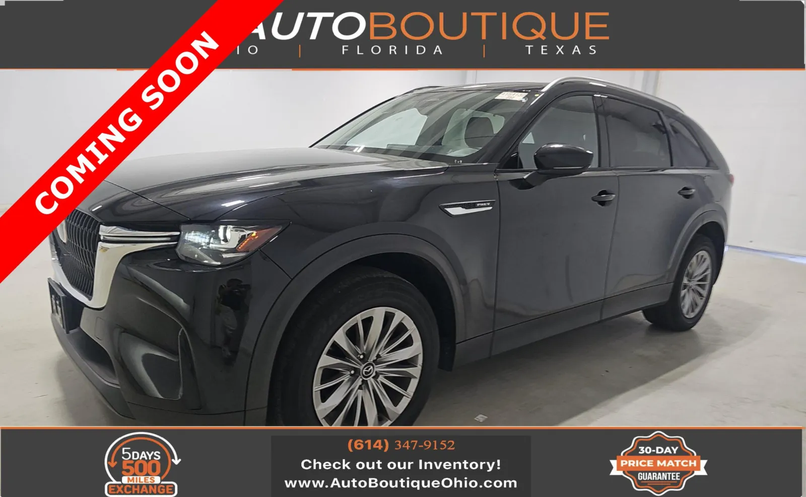 Black 2024 Mazda CX-90 PHEV Preferred for sale in Columbus, OH