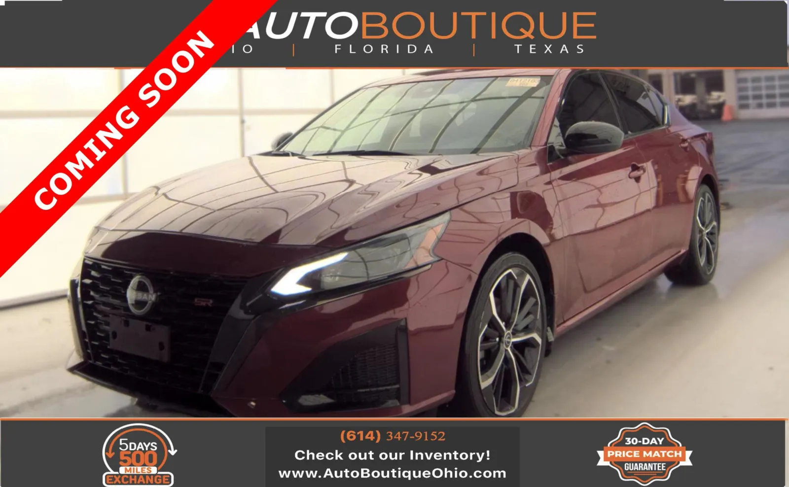 Red 2023 Nissan Altima 2.5 SR for sale in Columbus, OH