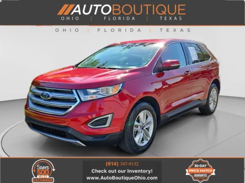 Red 2018 Ford Edge SEL for sale in Columbus, OH
