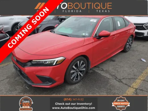 Red 2022 Honda Civic Sedan EX for sale in Columbus, OH