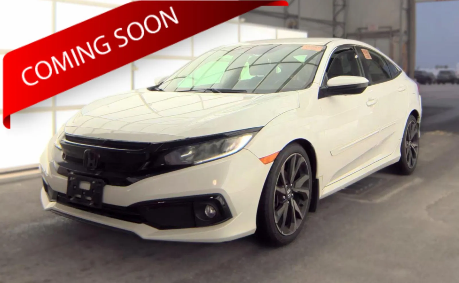 White 2019 Honda Civic Sedan Sport for sale in Columbus, OH