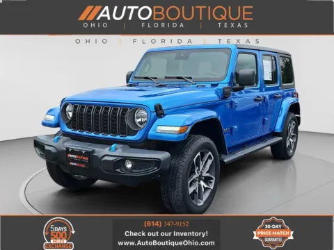 Blue 2024 Jeep Wrangler 4xe Sport S for sale in Columbus, OH