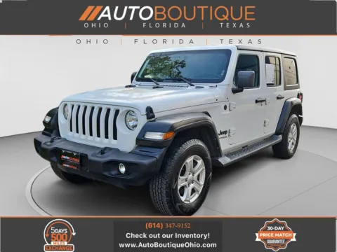 White 2022 Jeep Wrangler Unlimited Sport S for sale in Columbus, OH