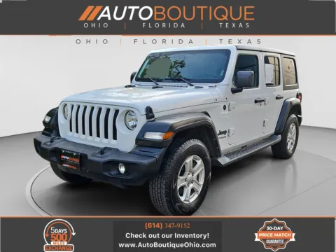 White 2022 Jeep Wrangler Unlimited Sport S for sale in Columbus, OH