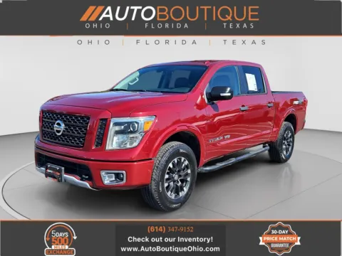 Red 2019 Nissan Titan PRO-4X for sale in Columbus, OH