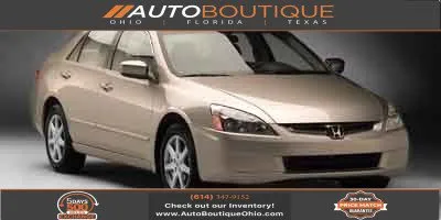 White 2003 Honda Accord Sdn EX for sale in Columbus, OH