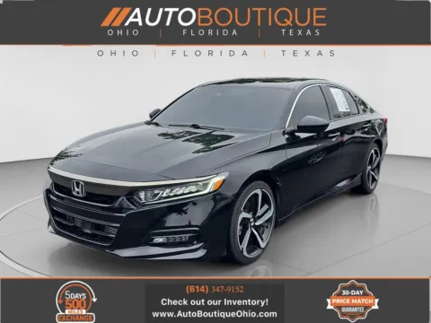 Black 2019 Honda Accord Sedan Sport 2.0T for sale in Columbus, OH