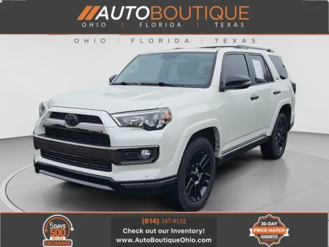 White 2019 Toyota 4Runner Limited Nightshade for sale in Columbus, OH