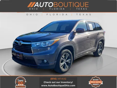 Gray 2016 Toyota Highlander XLE for sale in Columbus, OH