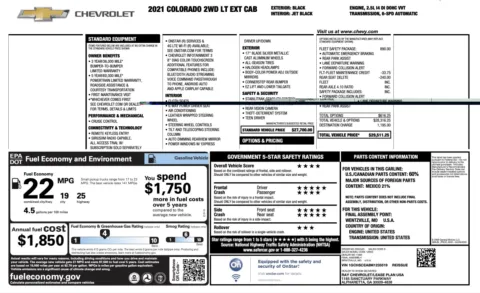 More photos of 2021 Chevrolet Colorado 2WD LT at Auto Boutique Ohio, OH