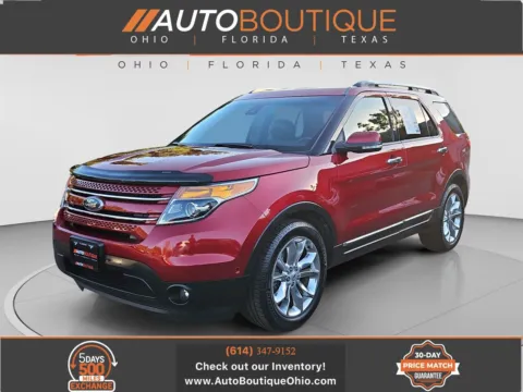 Red 2014 Ford Explorer Limited for sale in Columbus, OH
