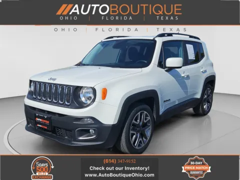 White 2017 Jeep Renegade Latitude for sale in Columbus, OH