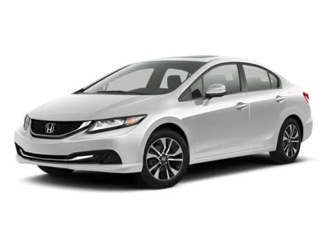 Red 2013 Honda Civic Sdn EX for sale in Columbus, OH