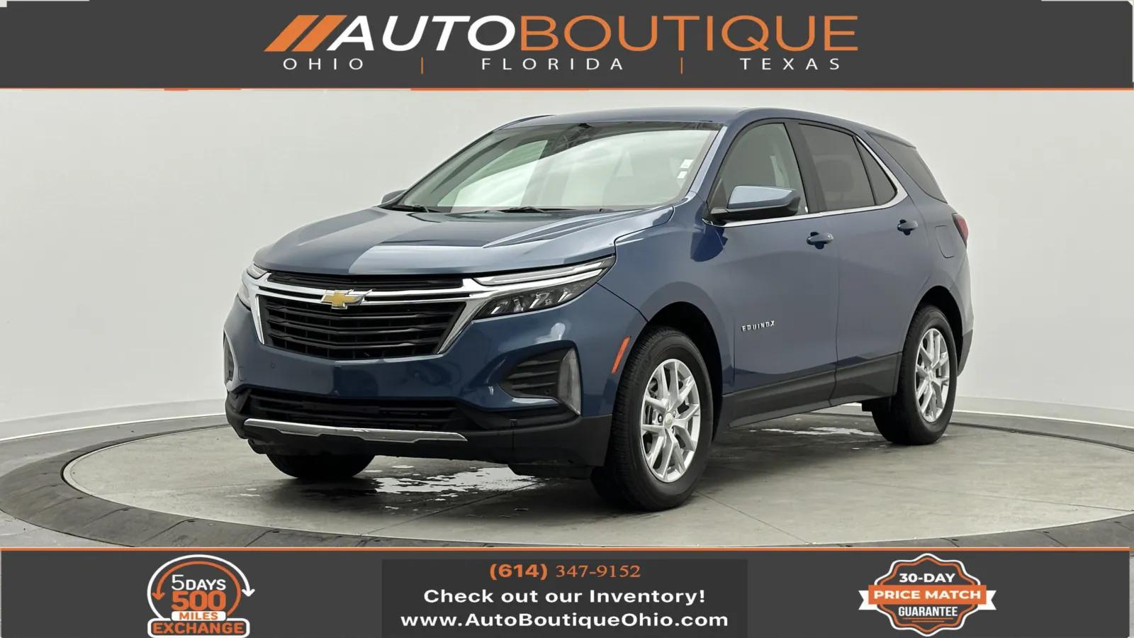 Blue 2024 Chevrolet Equinox LT for sale in Columbus, OH