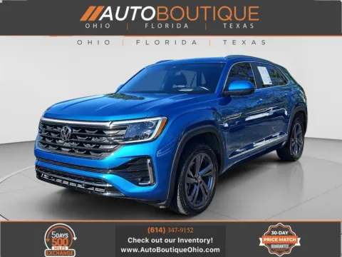 Blue 2024 Volkswagen Atlas Cross Sport 2.0T SEL R-Line for sale in Columbus, OH