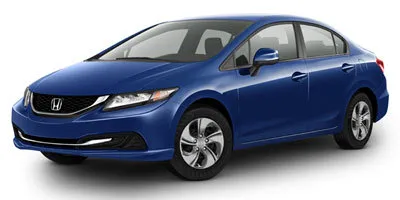 Blue 2013 Honda Civic Sdn LX for sale in Columbus, OH
