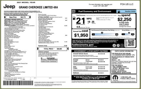 More photos of 2021 Jeep Grand Cherokee Limited at Auto Boutique Ohio, OH