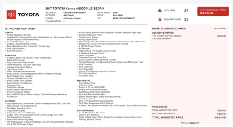More photos of 2017 Toyota Camry LE at Auto Boutique Ohio, OH