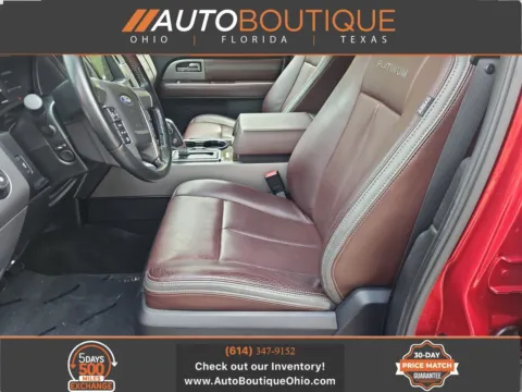 Red 2017 Ford Expedition EL Platinum for sale in Columbus, OH