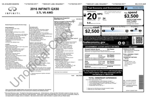 More photos of 2016 INFINITI QX50 at Auto Boutique Ohio, OH