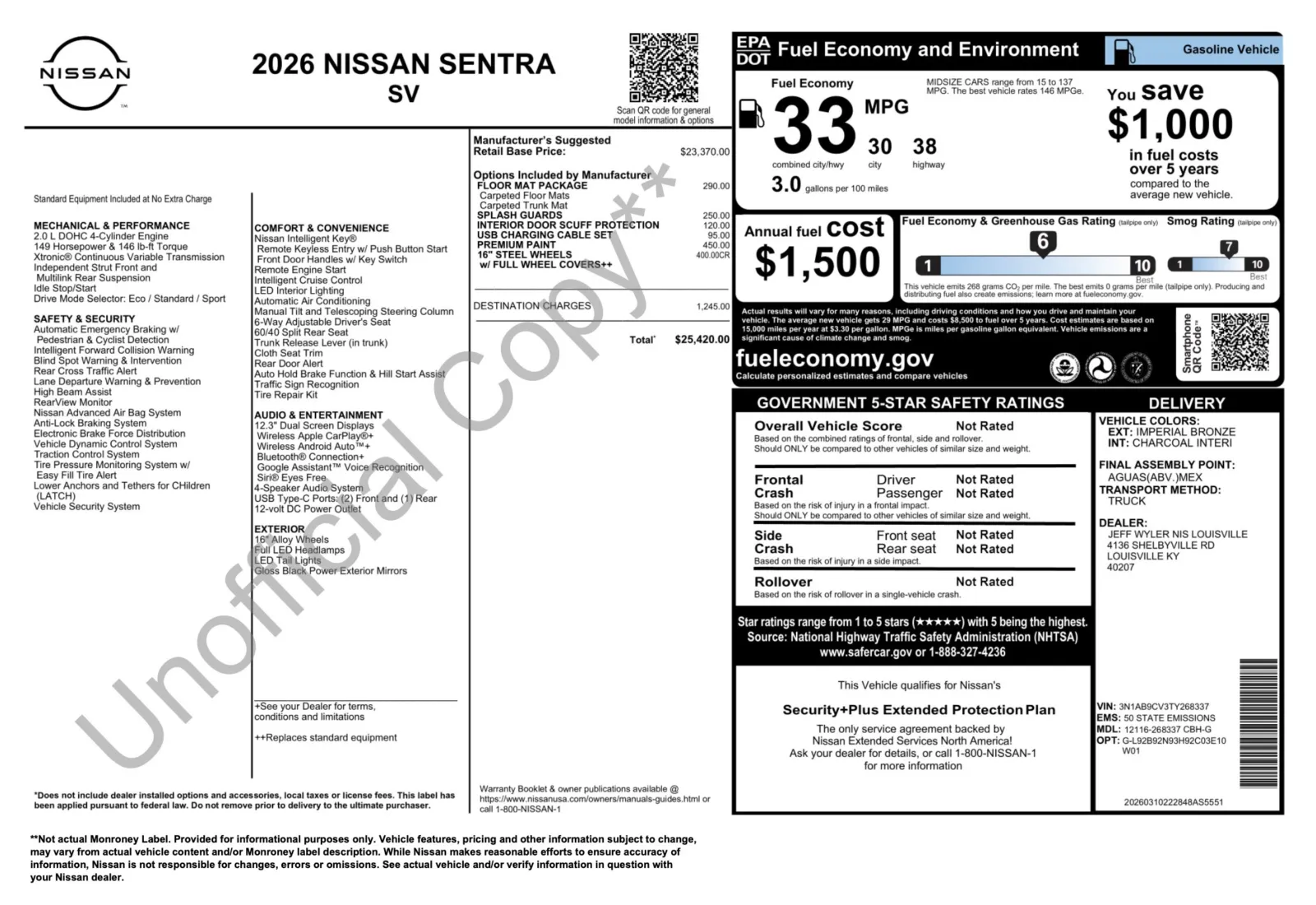 Nissan Sentra photo 5