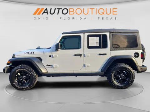 Photos of 2021 Jeep Wrangler Unlimited Willys for sale in Columbus, OH at Auto Boutique Ohio