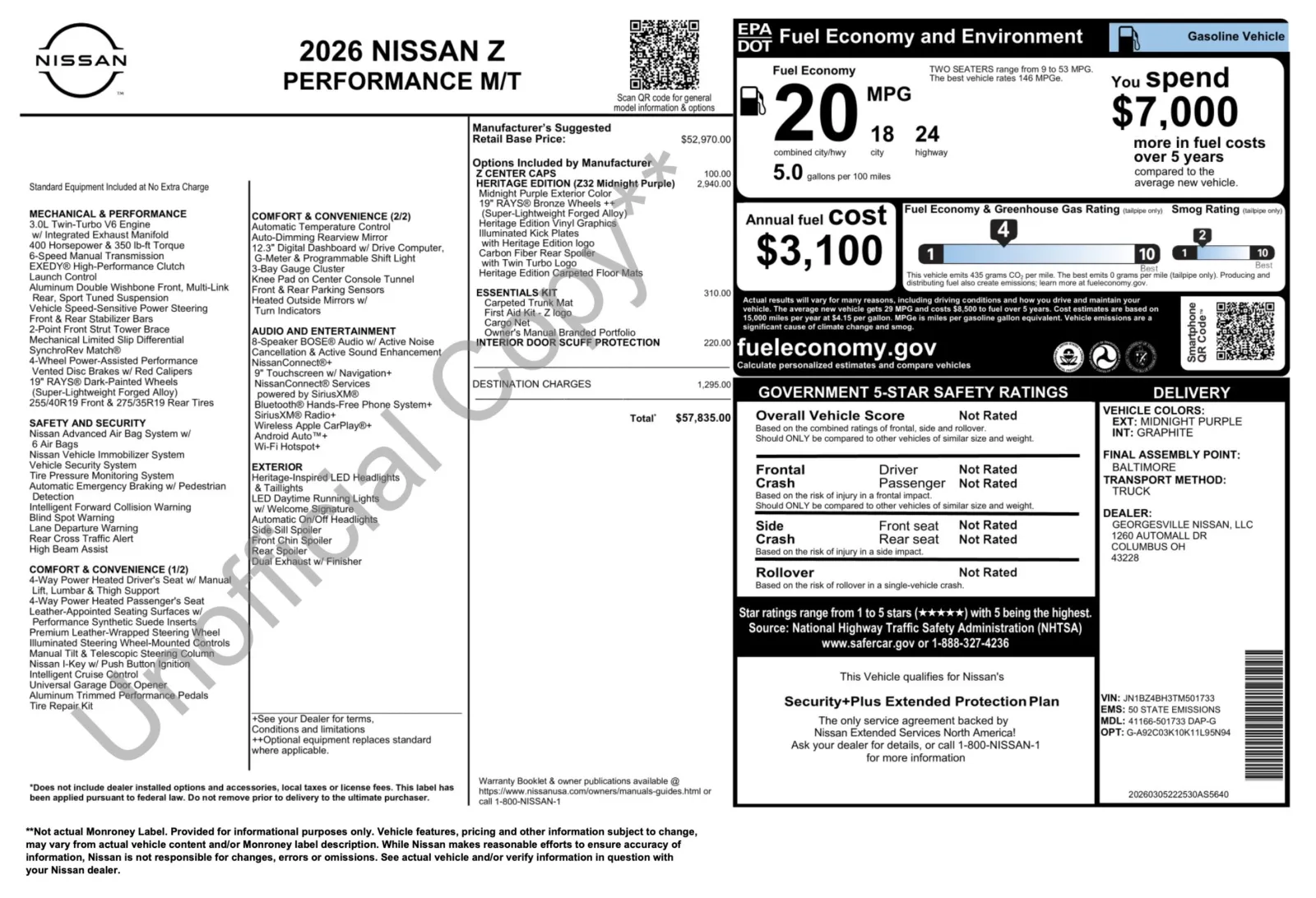 Nissan Z photo 5