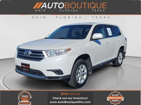 White 2013 Toyota Highlander for sale in Columbus, OH