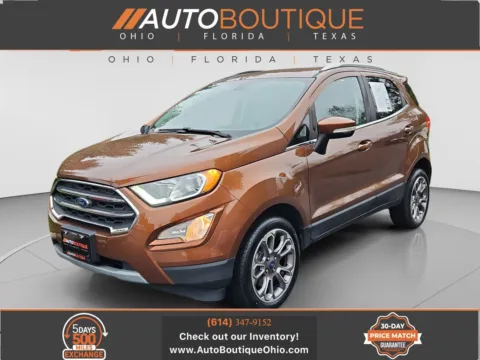 Black 2019 Ford EcoSport Titanium for sale in Columbus, OH