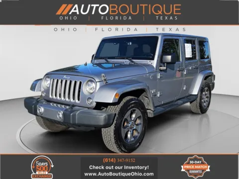 Silver 2018 Jeep Wrangler JK Unlimited Sahara for sale in Columbus, OH