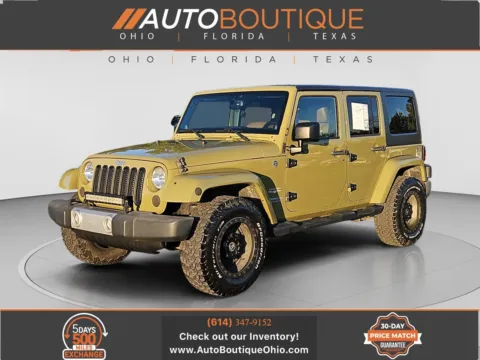 Green 2013 Jeep Wrangler Unlimited Sahara for sale in Columbus, OH