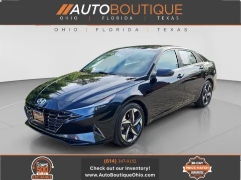 Black 2022 Hyundai Elantra Hybrid Limited for sale in Columbus, OH