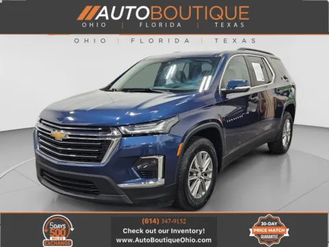 Blue 2022 Chevrolet Traverse LT Cloth for sale in Columbus, OH