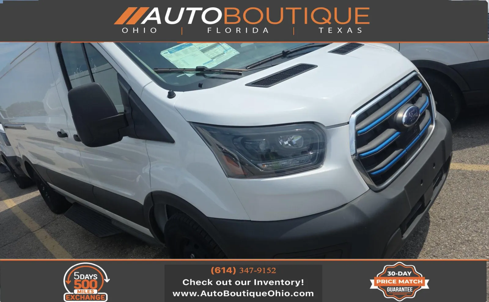 White 2024 Ford E-Transit Cargo Van 350 for sale in Columbus, OH