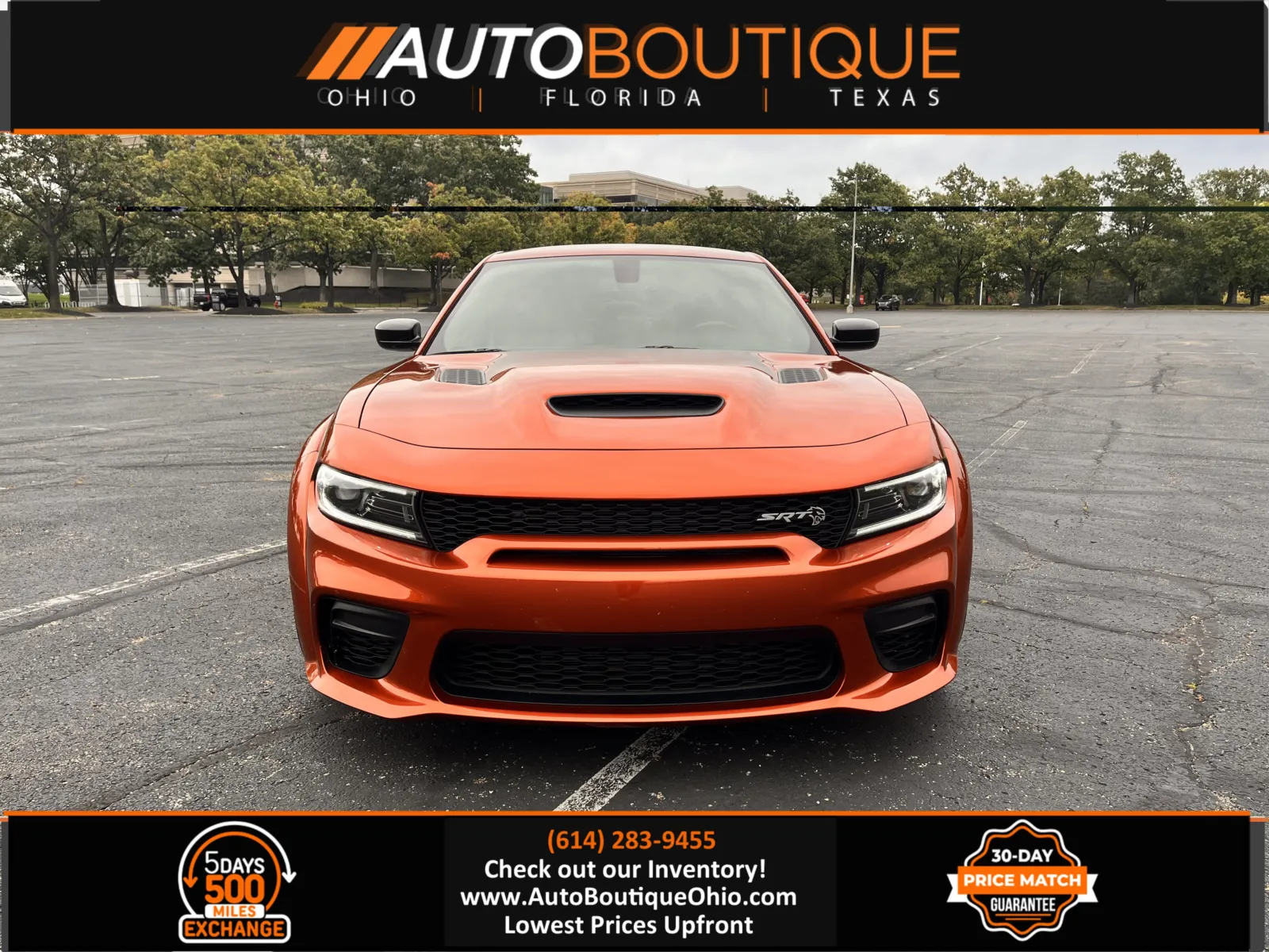 Orange 2023 Dodge Charger SRT Hellcat Widebody Jailbreak for sale in Columbus, OH