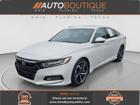 White 2019 Honda Accord Sedan Sport 2.0T for sale in Columbus, OH