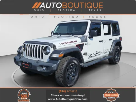 White 2022 Jeep Wrangler Unlimited Sport for sale in Columbus, OH