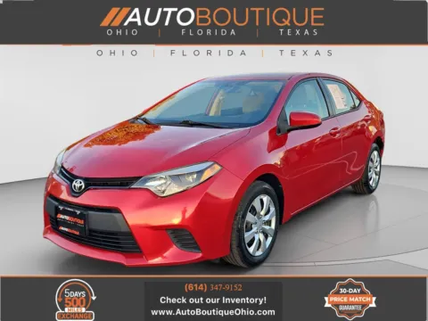 Red 2014 Toyota Corolla LE for sale in Columbus, OH